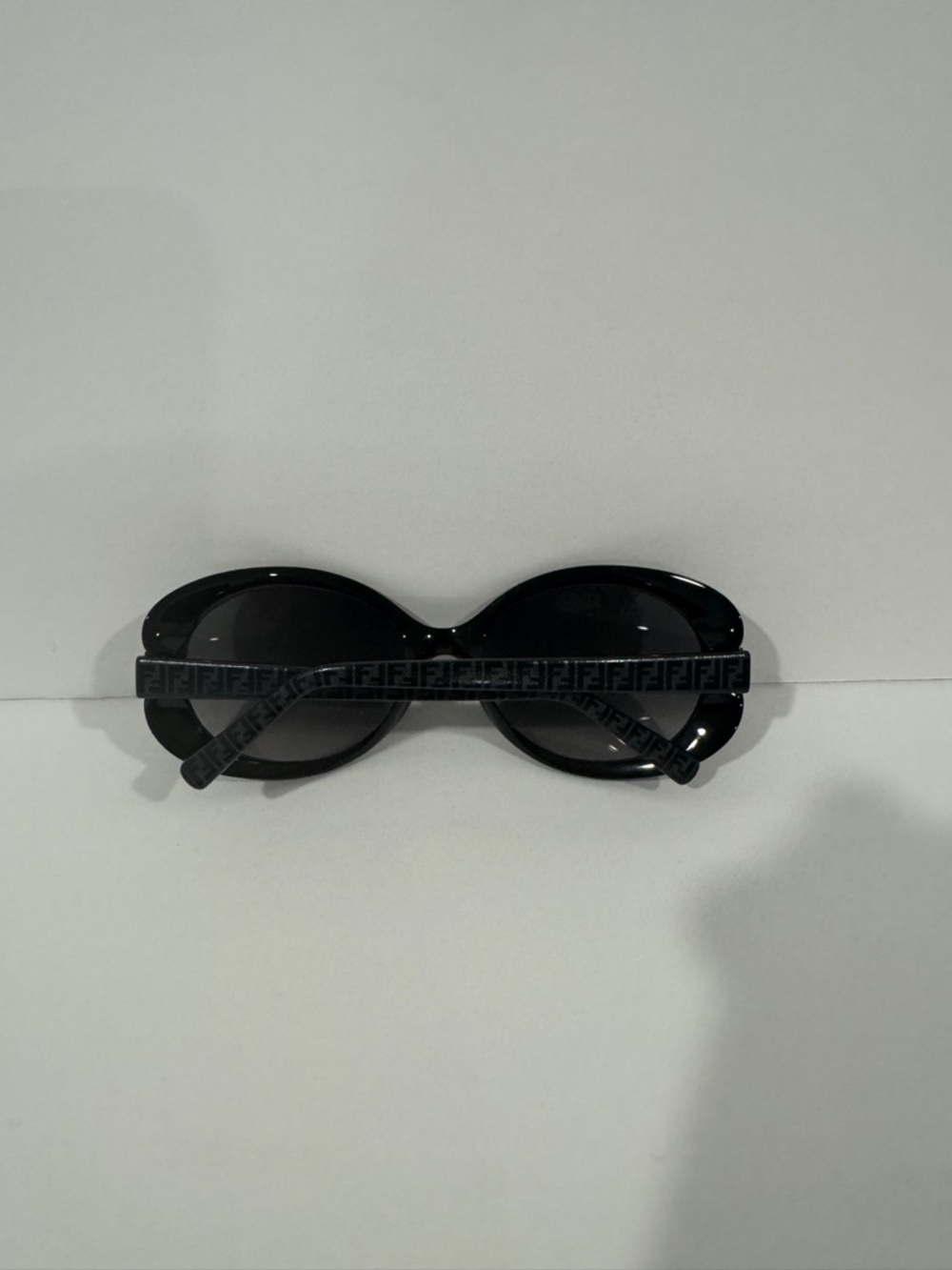 Fendi Women’s Black Oval Sunglasses - Picture 7 of 8